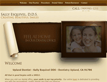 Tablet Screenshot of esquiveldental.com